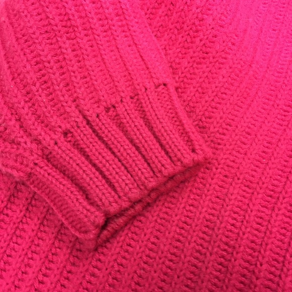 Vintage Woods & Gray Oversized V Neck Sweater SZ M - Picture 3 of 9